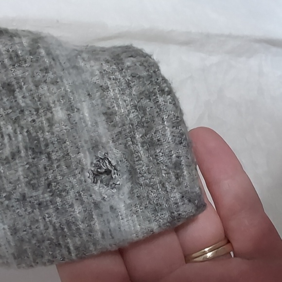 Project Social T Grey Striped Fleece Long Sleeve Tee Size Extra Small **FLAWED** - Picture 5 of 6